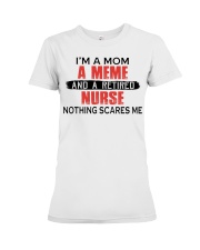 AND A RETIRED - PERFECT GIFT FOR NURSE Premium Fit Ladies Tee tile
