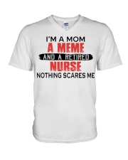 AND A RETIRED - PERFECT GIFT FOR NURSE V-Neck T-Shirt tile