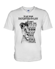 THE GIFT OF LIFE - BEST GIFT FOR DAUGHTER-IN-LAW V-Neck T-Shirt tile