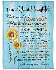 I LOVE YOU - LOVELY GIFT FOR GRANDDAUGHTER Large Fleece Blanket - 60" x 80" front