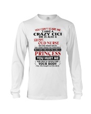 I HAVE A CRAZY CICI - GIFT FOR GRANDDAUGHTER Long Sleeve Tee tile