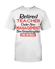 RETIRED TEACHER - PERFECT GIFT FOR TEACHER Premium Fit Mens Tee tile