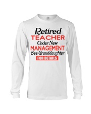 RETIRED TEACHER - PERFECT GIFT FOR TEACHER Long Sleeve Tee tile