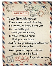 AMAZING NURSE YOU ARE - GRANDMA TO GRANDDAUGHTER Small Fleece Blanket - 30" x 40" front