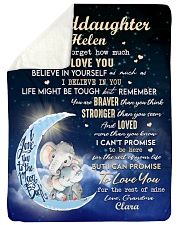 I BELIEVE IN YOU - TO GRANDDAUGHTER FROM GRANDMA Sherpa Fleece Blanket tile