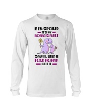 IF I'M SPOILED - NONNA TO GRANDCHILDREN Long Sleeve Tee tile