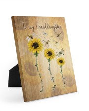 YOU ARE MY SUNSHINE - GRANDMA TO GRANDDAUGHTER Easel-Back Gallery Wrapped Canvas tile