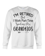 I'M RETIRED BUT I WORK PART-TIME Crewneck Sweatshirt tile