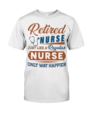 RETIRED NURSE JUST LIKE A REGULAR NURSE Premium Fit Mens Tee tile
