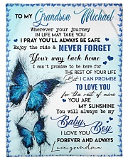 MY SUNSHINE - GRANDMA TO GRANDSON MICHAEL Small Fleece Blanket - 30" x 40" front