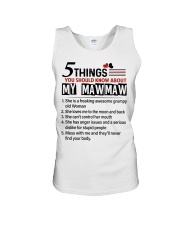 5 THINGS ABOUT MY MAWMAW - BEST GIFT FOR GRANDKIDS Unisex Tank tile
