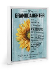YOU ARE MY SUNSHINE - BEST GIFT FOR GRANDDAUGHTER Floating Framed Canvas Prints White tile