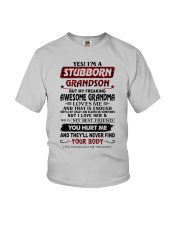 SHE IS MY BEST FRIEND - AMAZING GIFT FOR GRANDSON Youth T-Shirt front