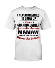 LIVING THE DREAM - BEST GIFT FOR GRANDDAUGHTER Premium Fit Mens Tee tile