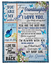 You Are The Best Part - Best Gift For Granddaughter Small Fleece Blanket - 30" x 40" front