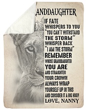 I AM THE STORM - FROM NANNY TO GRANDDAUGHTER GIFT Sherpa Fleece Blanket tile