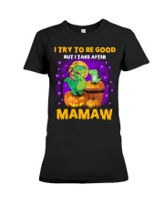 I Try To Be Good - Amazing Gift For Grandkids Premium Fit Ladies Tee tile