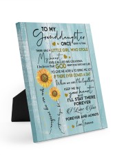 I LOVE YOU FOREVER - GREAT GIFT FOR GRANDDAUGHTER Easel-Back Gallery Wrapped Canvas tile