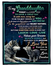 TO HAVE A GREAT DAY - GREAT GIFT FOR GRANDDAUGHTER Small Fleece Blanket - 30" x 40" front