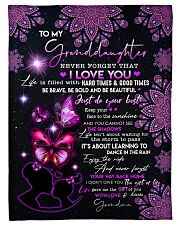 JUST DO YOUR BEST - AMAZING GIFT FOR GRANDDAUGHTER Small Fleece Blanket - 30" x 40" front