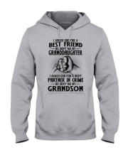 I ASKED GOD FOR A BEST FRIEND - GREAT GIFT FOR GRANDMA Hooded Sweatshirt front