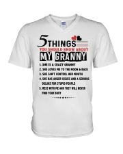 5 THINGS YOU SHOULD KNOW ABOUT MY GRANNY V-Neck T-Shirt tile
