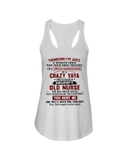 I'M A SPOILED GRANDDAUGHTER OF A CRAZY YAYA Ladies Flowy Tank tile