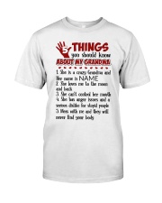5 THINGS YOU SHOULD KNOW ABOUT MY GRANDMA Premium Fit Mens Tee tile