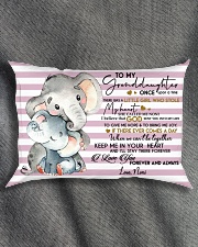 KEEP ME IN YOUR HEART- BEST GIFT FOR GRANDDAUGHTER Rectangular Pillowcase aos-pillow-rectangle-front-lifestyle-1