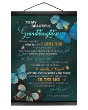 Just Do Your Best - Amazing Gift For Granddaughter Hanging Canvas tile