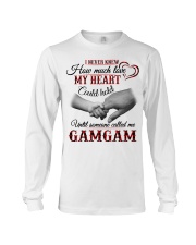 HOW MUCH LOVE MY HEART - BEST GIFT FOR GAMGAM Long Sleeve Tee tile