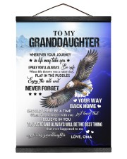 YOUR WAY BACK HOME - TO GRANDDAUGHTER FROM OMA Hanging Canvas tile