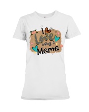 I LOVE BEING A MEME - PERFECT GIFT FOR MEME Premium Fit Ladies Tee tile