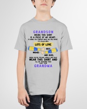 LOTS OF LOVE - AMAZING GIFT FOR GRANDSON Youth T-Shirt garment-youth-tshirt-front-01
