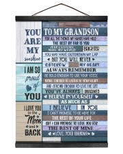 BELIEVE IN YOURSELF - TO GRANDSON FROM GRANDMA Hanging Canvas tile