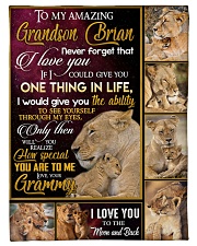 ONE THING IN LIFE - AMAZING GIFT FOR GRANDSON Small Fleece Blanket - 30" x 40" front