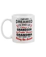 I NEVER DREAMED - PERFECT GIFT FOR GRANDSON Mug back