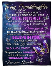 I BELIEVE IN YOU - GRANDPA TO GRANDDAUGHTER Small Fleece Blanket - 30" x 40" front