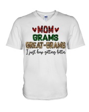 I JUST KEEP GETTING BETTER - PERFECT GIFT FOR GRAMS V-Neck T-Shirt tile