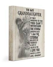 I AM THE STORM - GRAMMY TO GRANDDAUGHTER 11x14 Gallery Wrapped Canvas Prints front