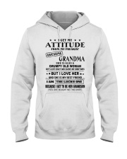 I GET TO BE HER GRANDSON - BEST GIFT FOR GRANDSON Hooded Sweatshirt tile