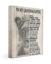 LOVELY CANVAS FOR YOUR GRANDDAUGHTER FROM GRANDMA 11x14 Gallery Wrapped Canvas Prints front