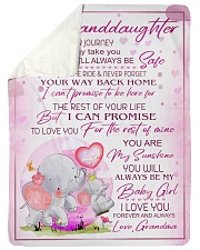 I LOVE YOU - BEST GIFT FOR GRANDDAUGHTER Sherpa Fleece Blanket tile