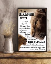 BELIEVE IN YOURSELF - GREAT GIFT FOR GRANDDAUGHTER 11x17 Poster lifestyle-poster-3