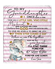 I'LL STAY THERE - GRANDDAUGHTER GIFT WITH ELEPHANT Quilt 50"x60" - Throw front