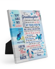 YOU ARE MY SUNSHINE - NANA TO GRANDDAUGHTER Easel-Back Gallery Wrapped Canvas tile