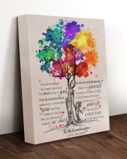 MY HEART - AMAZING GIFT FOR GRANDDAUGHTER 11x14 Gallery Wrapped Canvas Prints aos-canvas-pgw-11x14-lifestyle-front-17