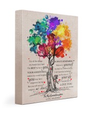 MY HEART - AMAZING GIFT FOR GRANDDAUGHTER 11x14 Gallery Wrapped Canvas Prints front