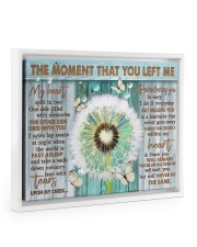 THE MOMENT THAT YOU LEFT ME 14x11 White Floating Framed Canvas Prints thumbnail