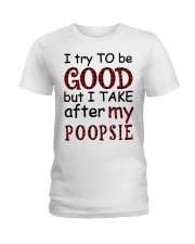 TRY TO BE GOOD - PERFECT GIFT FOR GRANDCHILD Ladies T-Shirt tile